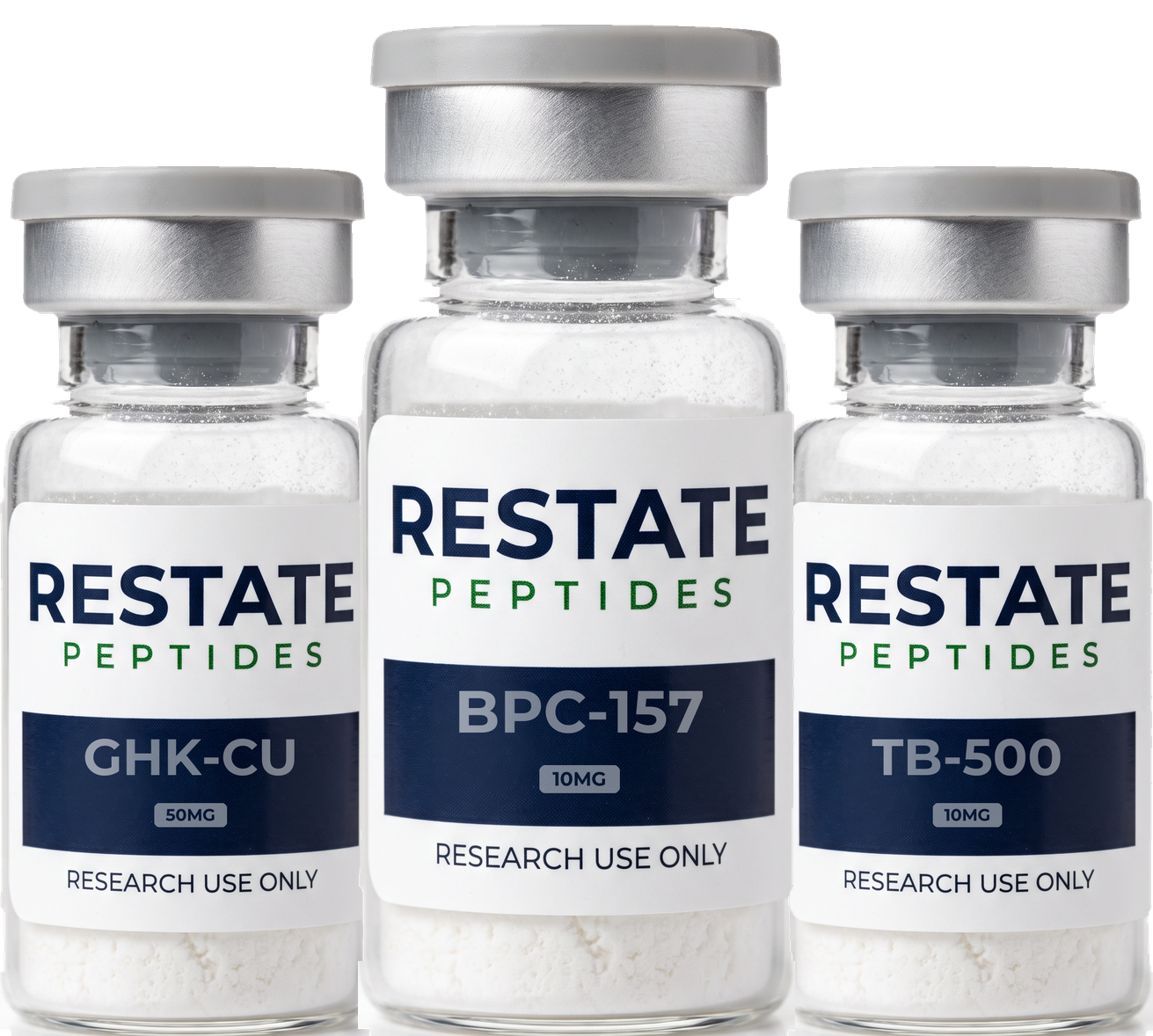 Restate Peptides research vials
